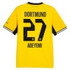 Fotballtrøye Borussia Dortmund Adeyemi 27 Hjemmedrakt 2026-27 Kortermet