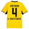 Fotballtrøye Borussia Dortmund N. Schlotterbeck 4 Hjemmedrakt 2026-27 Kortermet