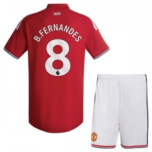Fotballtrøye Manchester United B. Fernandes 8 Hjemmedrakt 2026-27 Kortermet - Barn(+ Shorts) Fotballtrøye Manchester United B. Fernandes 8 Hjemmedrakt 2026-27 Kortermet - Barn(+ Shorts)
