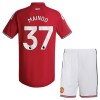 Fotballtrøye Manchester United Mainoo 37 Hjemmedrakt 2026-27 Kortermet - Barn(+ Shorts)