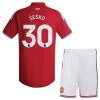 Fotballtrøye Manchester United Sesko 30 Hjemmedrakt 2026-27 Kortermet - Barn(+ Shorts)