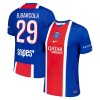 Fotballtrøye Paris Saint-Germain Bradley Barcola 29 Hjemmedrakt 2026-27 Kortermet