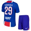Fotballtrøye Paris Saint-Germain Bradley Barcola 29 Hjemmedrakt 2026-27 Kortermet - Barn(+ Shorts)