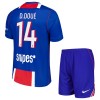 Fotballtrøye Paris Saint-Germain Desire Doue 14 Hjemmedrakt 2026-27 Kortermet - Barn(+ Shorts)