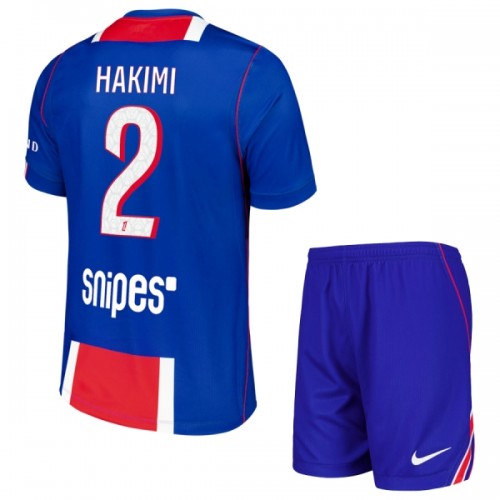 Fotballtrøye Paris Saint-Germain Hakimi 2 Hjemmedrakt 2026-27 Kortermet - Barn(+ Shorts) Fotballtrøye Paris Saint-Germain Hakimi 2 Hjemmedrakt 2026-27 Kortermet - Barn(+ Shorts)