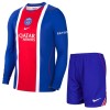 Fotballtrøye Paris Saint-Germain Hjemmedrakt 2026-27 Langermet - Barn(+ Shorts)