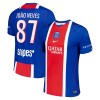 Fotballtrøye Paris Saint-Germain Joao Neves 87 Hjemmedrakt 2026-27 Kortermet