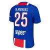 Fotballtrøye Paris Saint-Germain Nuno Mendes 25 Hjemmedrakt 2026-27 Kortermet
