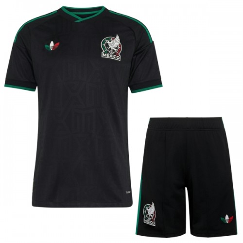 Fotballtrøye Mexico Tredjedrakt VM 2026 Kortermet - Barn(+ Shorts) Fotballtrøye Mexico Tredjedrakt VM 2026 Kortermet - Barn(+ Shorts)