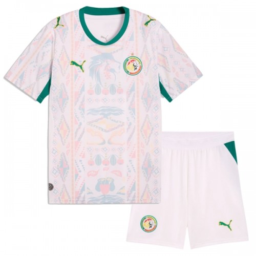 Fotballtrøye Senegal Hjemmedrakt VM 2026 Kortermet - Barn(+ Shorts) Fotballtrøye Senegal Hjemmedrakt VM 2026 Kortermet - Barn(+ Shorts)
