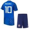 Fotballtrøye Kroatia Modrić 10 Bortedrakt VM 2026 Kortermet - Barn(+ Shorts) Fotballtrøye Kroatia Modrić 10 Bortedrakt VM 2026 Kortermet - Barn(+ Shorts)