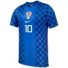 Fotballtrøye Kroatia Modrić 10 Bortedrakt VM 2026 Kortermet - Barn(+ Shorts)