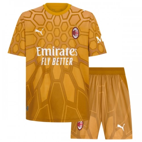 Fotballtrøye AC Milan Keeper Hjemmedrakt 2026-27 Kortermet - Barn(+ Shorts) Fotballtrøye AC Milan Keeper Hjemmedrakt 2026-27 Kortermet - Barn(+ Shorts)