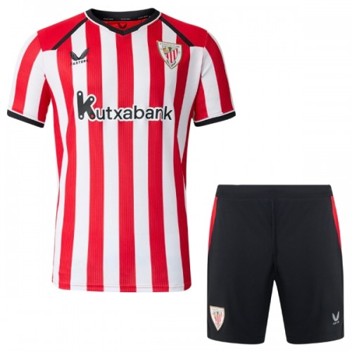 Fotballtrøye Athletic Bilbao Hjemmedrakt 2026-27 Kortermet - Barn(+ Shorts) Fotballtrøye Athletic Bilbao Hjemmedrakt 2026-27 Kortermet - Barn(+ Shorts)