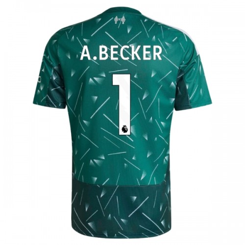 Fotballtrøye Liverpool A. Becker 1 Keeper Hjemmedrakt 2026-27 Kortermet Grønn Fotballtrøye Liverpool A. Becker 1 Keeper Hjemmedrakt 2026-27 Kortermet Grønn