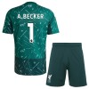 Fotballtrøye Liverpool A. Becker 1 Keeper Hjemmedrakt 2026-27 Kortermet Grønn - Barn(+ Shorts)