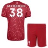 Fotballtrøye Liverpool Gravenberch 38 Hjemmedrakt 2026-27 Kortermet - Barn(+ Shorts) Fotballtrøye Liverpool Gravenberch 38 Hjemmedrakt 2026-27 Kortermet - Barn(+ Shorts)
