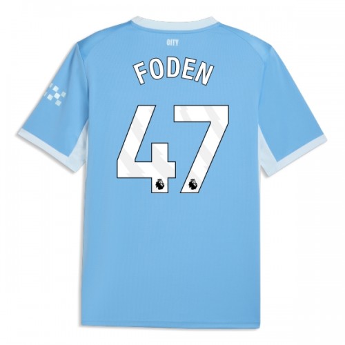 Fotballtrøye Manchester City Foden 47 Hjemmedrakt 2026-27 Kortermet Fotballtrøye Manchester City Foden 47 Hjemmedrakt 2026-27 Kortermet