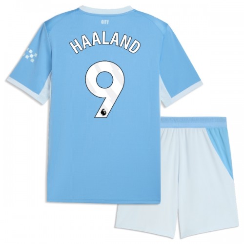 Fotballtrøye Manchester City Haaland 9 Hjemmedrakt 2026-27 Kortermet - Barn(+ Shorts) Fotballtrøye Manchester City Haaland 9 Hjemmedrakt 2026-27 Kortermet - Barn(+ Shorts)