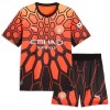 Fotballtrøye Manchester City Keeper Tredjedrakt 2026-27 Kortermet Oransje - Barn(+ Shorts)