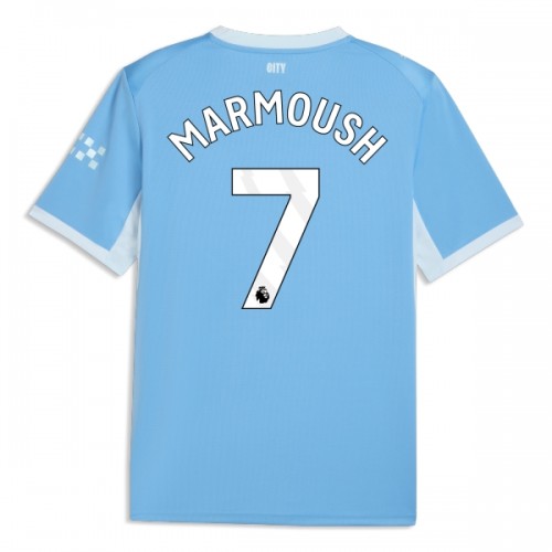 Fotballtrøye Manchester City Marmoush 7 Hjemmedrakt 2026-27 Kortermet Fotballtrøye Manchester City Marmoush 7 Hjemmedrakt 2026-27 Kortermet