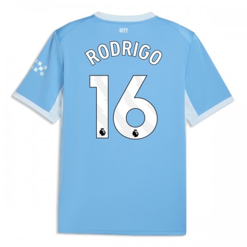 Fotballtrøye Manchester City Rodrigo 16 Hjemmedrakt 2026-27 Kortermet Fotballtrøye Manchester City Rodrigo 16 Hjemmedrakt 2026-27 Kortermet
