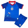 Fotballtrøye Haiti Hjemmedrakt VM 2026 Kortermet - Barn(+ Shorts) Fotballtrøye Haiti Hjemmedrakt VM 2026 Kortermet - Barn(+ Shorts)