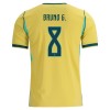 Fotballtrøye Brasil Bruno Guimaraes 8 Hjemmedrakt VM 2026 Kortermet Fotballtrøye Brasil Bruno Guimaraes 8 Hjemmedrakt VM 2026 Kortermet