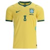 Fotballtrøye Brasil Bruno Guimaraes 8 Hjemmedrakt VM 2026 Kortermet