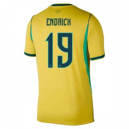 Fotballtrøye Brasil Endrick 19 Hjemmedrakt VM 2026 Kortermet Fotballtrøye Brasil Endrick 19 Hjemmedrakt VM 2026 Kortermet