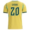 Fotballtrøye Brasil Estevao 20 Hjemmedrakt VM 2026 Kortermet Fotballtrøye Brasil Estevao 20 Hjemmedrakt VM 2026 Kortermet