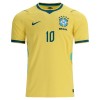 Fotballtrøye Brasil Neymar JR 10 Hjemmedrakt VM 2026 Kortermet - Barn(+ Shorts)