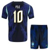 Fotballtrøye Brasil Pele 10 Bortedrakt VM 2026 Kortermet - Barn(+ Shorts) Fotballtrøye Brasil Pele 10 Bortedrakt VM 2026 Kortermet - Barn(+ Shorts)