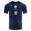 Fotballtrøye Brasil Pele 10 Bortedrakt VM 2026 Kortermet - Barn(+ Shorts)