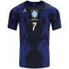 Fotballtrøye Brasil Vini JR. 7 Bortedrakt VM 2026 Kortermet - Barn(+ Shorts)