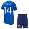 Fotballtrøye Kroatia Perišić 14 Bortedrakt VM 2026 Kortermet - Barn(+ Shorts) Fotballtrøye Kroatia Perišić 14 Bortedrakt VM 2026 Kortermet - Barn(+ Shorts)