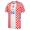 Fotballtrøye Kroatia Perišić 14 Hjemmedrakt VM 2026 Kortermet - Barn(+ Shorts)