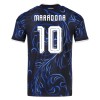 Fotballtrøye Argentina Maradona 10 Bortedrakt VM 2026 Kortermet - Barn(+ Shorts)