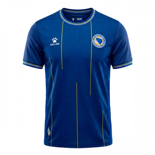 Fotballtrøye Bosnia-Hercegovina Hjemmedrakt VM 2026 Kortermet Fotballtrøye Bosnia-Hercegovina Hjemmedrakt VM 2026 Kortermet