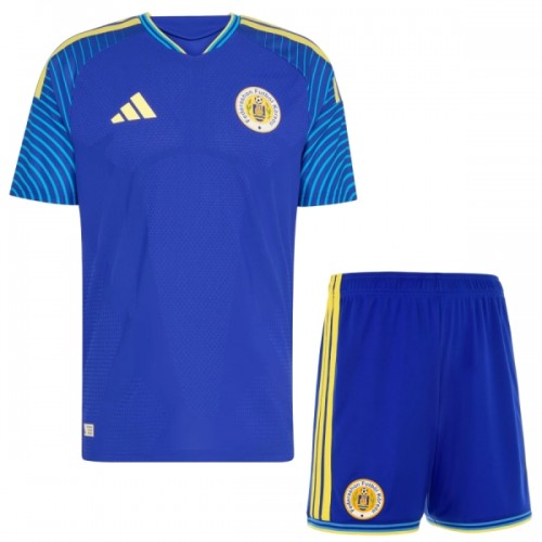 Fotballtrøye Curacao Hjemmedrakt VM 2026 Kortermet - Barn(+ Shorts) Fotballtrøye Curacao Hjemmedrakt VM 2026 Kortermet - Barn(+ Shorts)