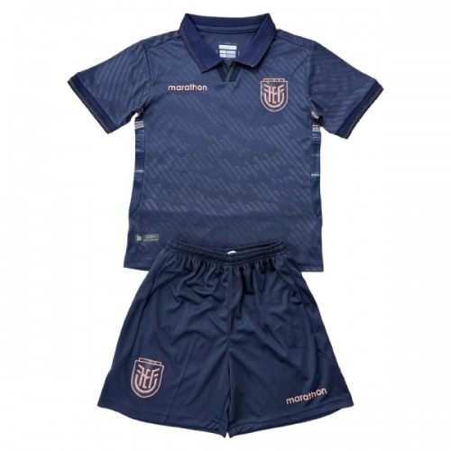Fotballtrøye Ecuador Bortedrakt VM 2026 Kortermet - Barn(+ Shorts) Fotballtrøye Ecuador Bortedrakt VM 2026 Kortermet - Barn(+ Shorts)