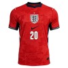 Fotballtrøye England Palmer 20 Bortedrakt VM 2026 Kortermet