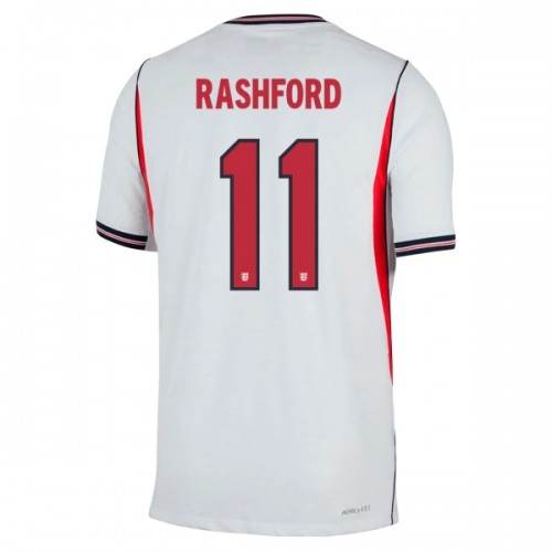 Fotballtrøye England Rashford 11 Hjemmedrakt VM 2026 Kortermet Fotballtrøye England Rashford 11 Hjemmedrakt VM 2026 Kortermet