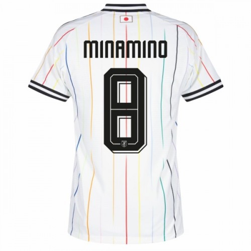 Fotballtrøye Japan Minamino 8 Bortedrakt VM 2026 Kortermet Fotballtrøye Japan Minamino 8 Bortedrakt VM 2026 Kortermet