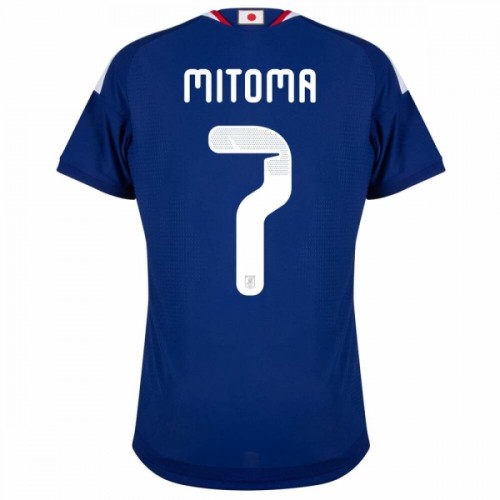 Fotballtrøye Japan Mitoma 7 Hjemmedrakt VM 2026 Kortermet Fotballtrøye Japan Mitoma 7 Hjemmedrakt VM 2026 Kortermet