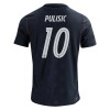 Fotballtrøye USA Pulisic 10 Bortedrakt VM 2026 Kortermet Fotballtrøye USA Pulisic 10 Bortedrakt VM 2026 Kortermet