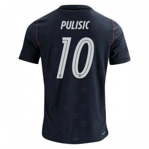 Fotballtrøye USA Pulisic 10 Bortedrakt VM 2026 Kortermet Fotballtrøye USA Pulisic 10 Bortedrakt VM 2026 Kortermet