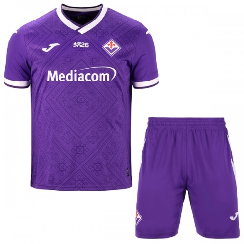 Fotballtrøye AC Fiorentina Hjemmedrakt 2026-27 Kortermet - Barn(+ Shorts) Fotballtrøye AC Fiorentina Hjemmedrakt 2026-27 Kortermet - Barn(+ Shorts)