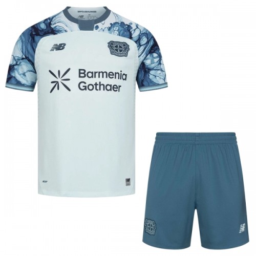 Fotballtrøye Bayer 04 Leverkusen Bortedrakt 2026-27 Kortermet - Barn(+ Shorts) Fotballtrøye Bayer 04 Leverkusen Bortedrakt 2026-27 Kortermet - Barn(+ Shorts)