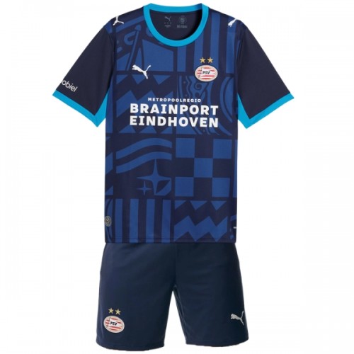 Fotballtrøye PSV Eindhoven Tredjedrakt 2026-27 Kortermet - Barn(+ Shorts) Fotballtrøye PSV Eindhoven Tredjedrakt 2026-27 Kortermet - Barn(+ Shorts)